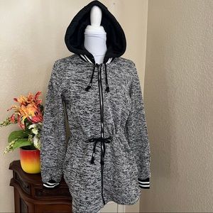 Steve Madden Woven Knit Anorak Jacket